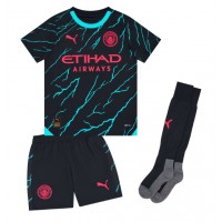 Camisa de time de futebol Manchester City Nathan Ake #6 Replicas 3º Equipamento Infantil 2023-24 Manga Curta (+ Calças curtas)